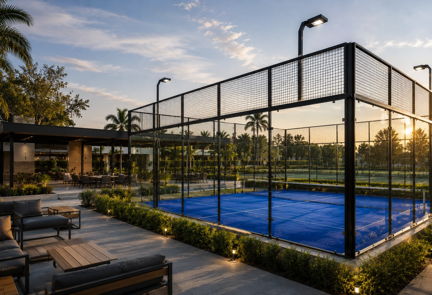 Cancha de pádel para clubes