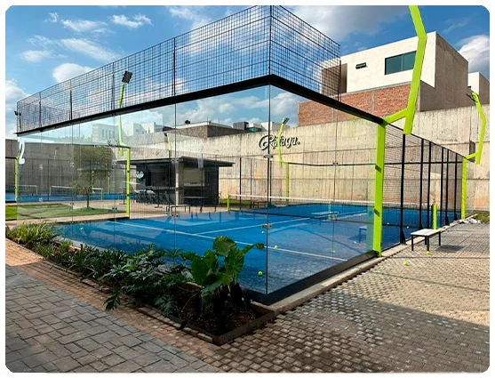 Cancha de pádel en México